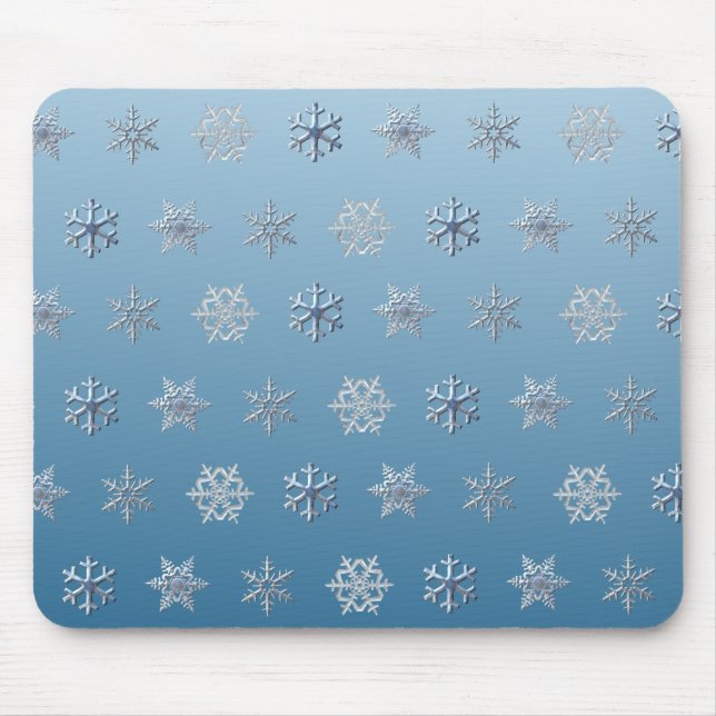 Snowflakes Mouse Mat (Front)