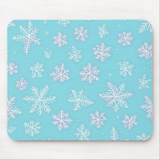 Snowflakes Mouse Mat