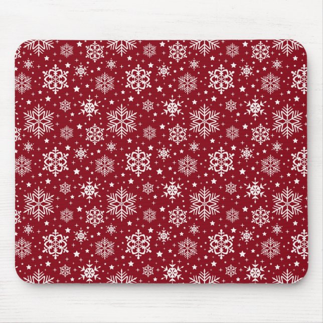 Snowflakes Mouse Mat (Front)