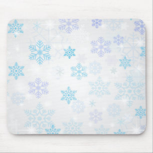 Snowflakes Mouse Mat