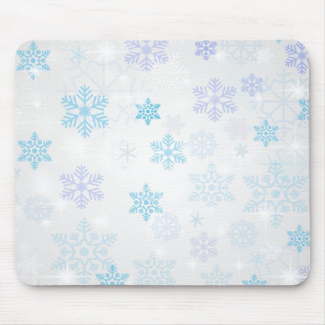 Snowflakes Mouse Mat (Front)