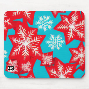 Snowflakes Mouse Mat