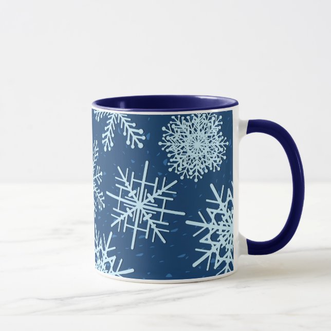 Snowflakes, mug (Right)