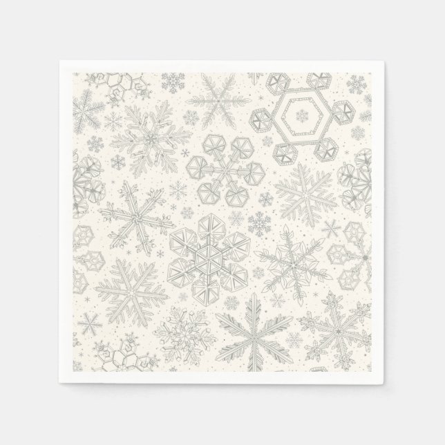 Snowflakes Napkin (Front)