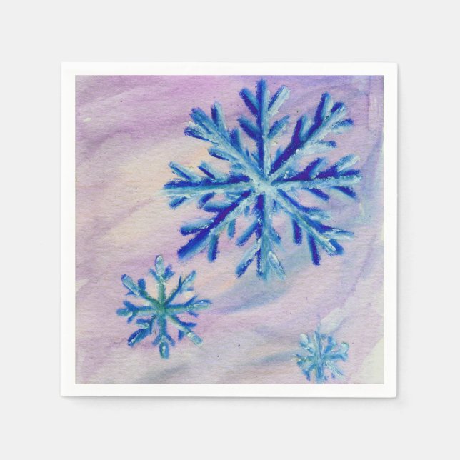 Snowflakes Napkin (Front)