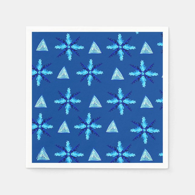 Snowflakes  napkin (Front)