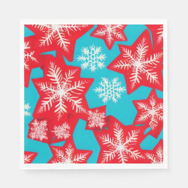 Snowflakes Napkin (Front)