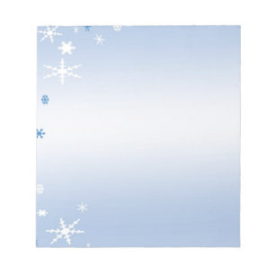 Snowflakes Notepad