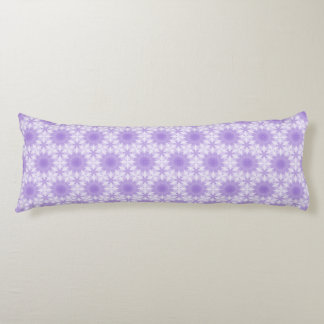 Snowflakes on a Purple, Purple Christmas  Body Cushion