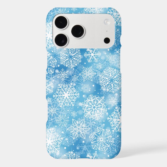 Snowflakes on blue (Back)