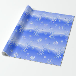 Snowflakes on the Hills Wrapping Paper