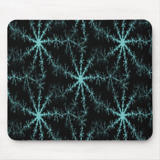 Snowflakes on the windshield... mouse mat (Front)