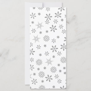 Snowflakes on White  Background
