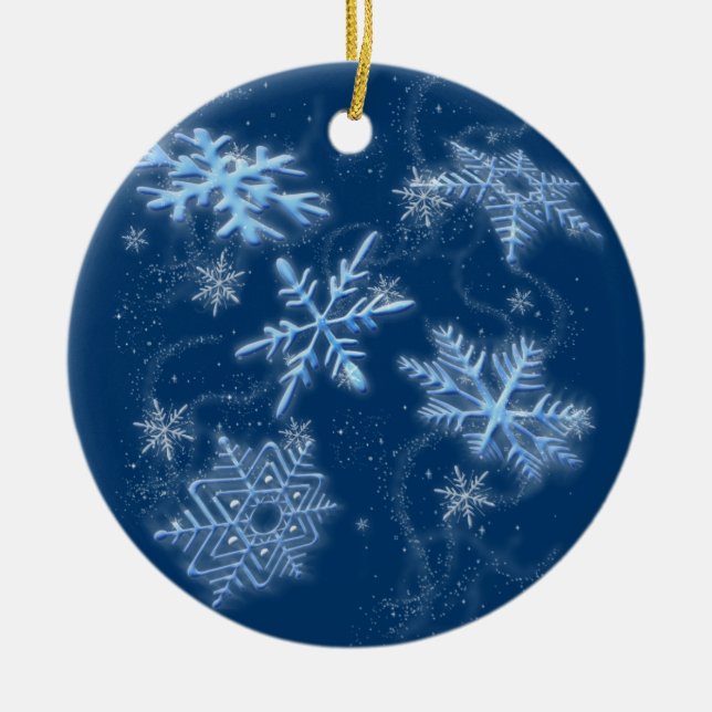 Snowflakes Ornament (Front)