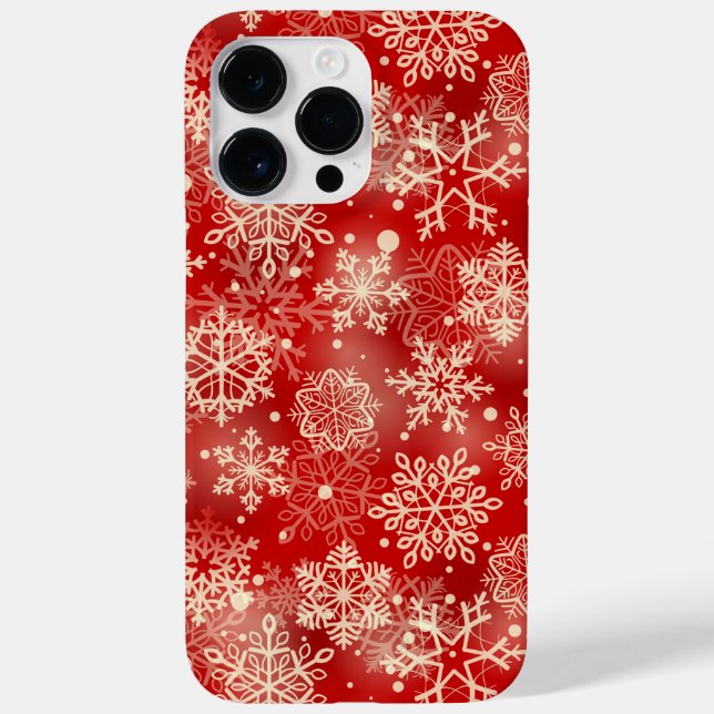 Snowflakes pattern Case-Mate iPhone case (Back)