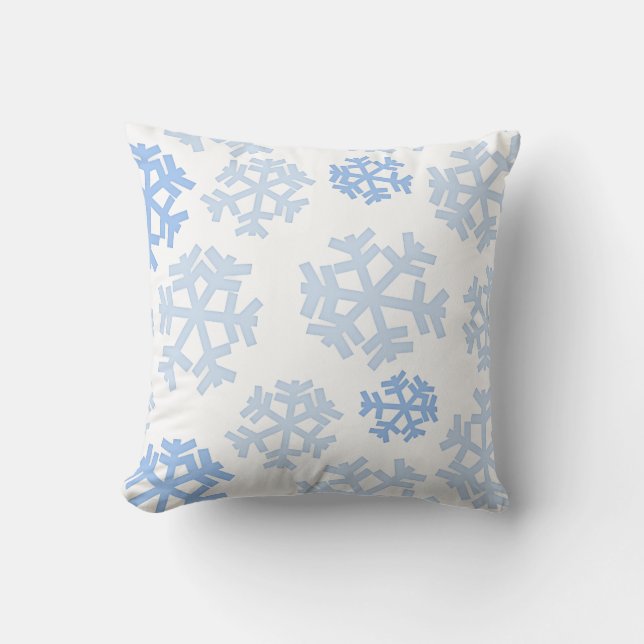 Snowflakes Pattern Cushion (Front)