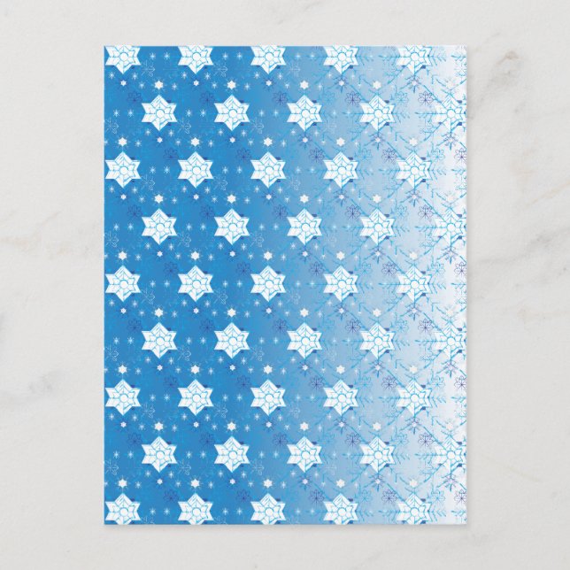 Snowflakes pattern I Postcard (Front)