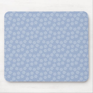 Snowflakes Pattern Mouse Mat