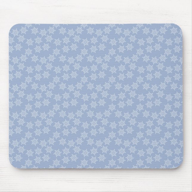 Snowflakes Pattern Mouse Mat (Front)