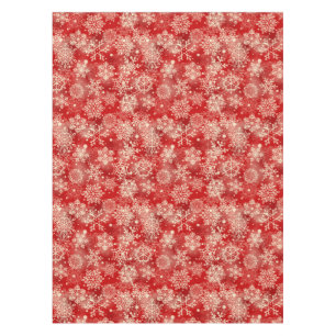 Snowflakes pattern tablecloth