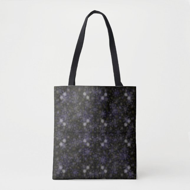 Snowflakes pattern  tote bag (Front)