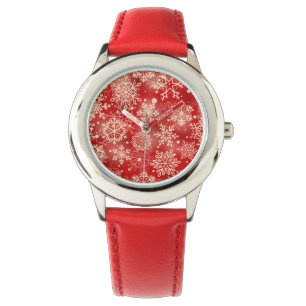 Snowflakes pattern watch