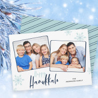 Snowflakes Photo Happy Hanukkah