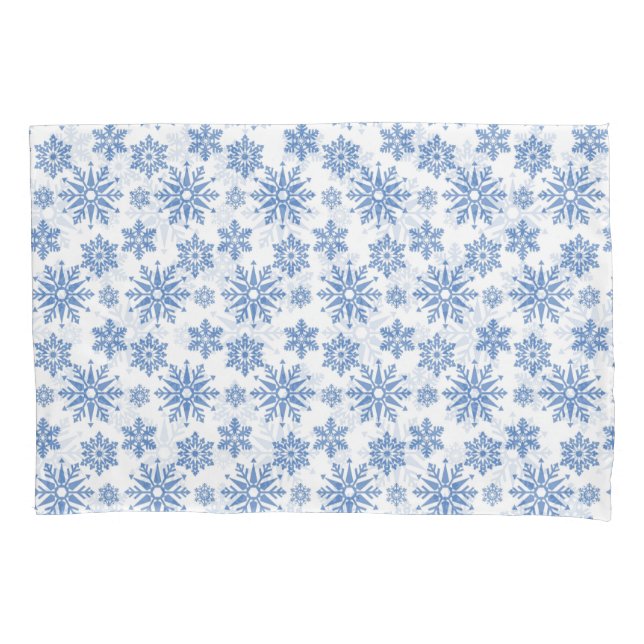 Snowflakes Pillowcase (Front-Left)