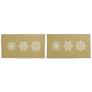Snowflakes Pillowcase Set King
