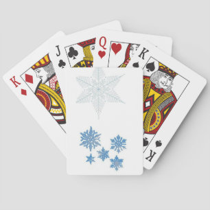 Snowflakes Playing Cards