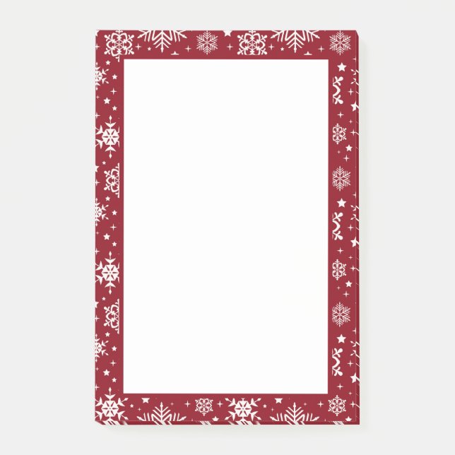 Snowflakes Post-it Notes (Front)