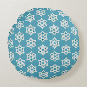 Snowflakes pp1 round cushion