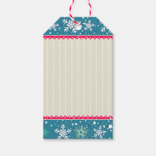 Snowflakes & Presents Gift Tags
