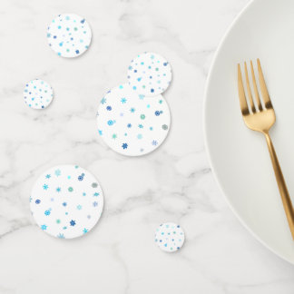 Snowflakes printed Table Confetti