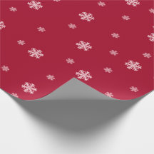 Snowflakes red Christmas holiday