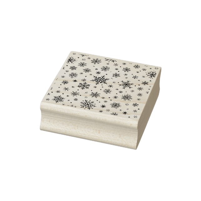 Snowflakes Rubber Stamp (Stamp)