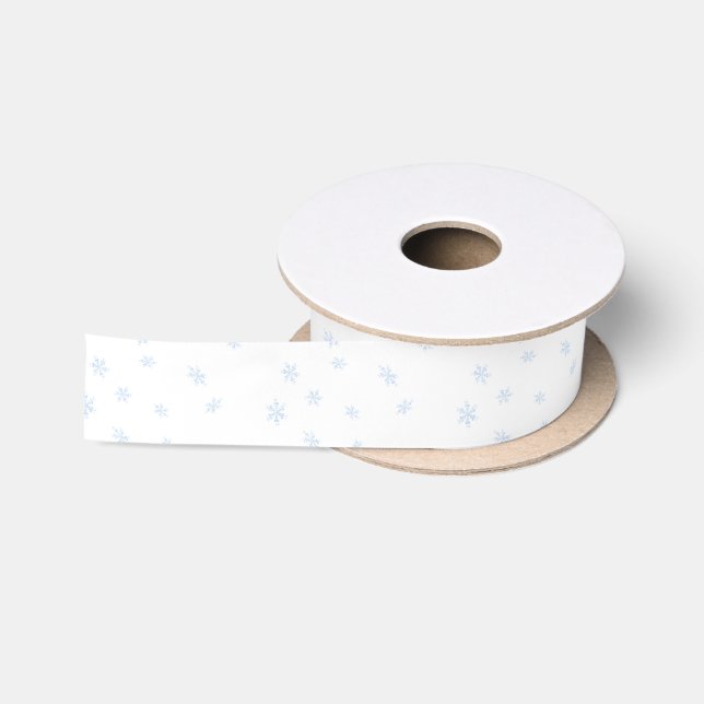 Snowflakes Satin Ribbon (Spool)
