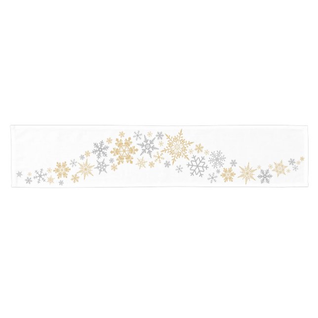 Snowflakes Short Table Runner (Horizontal)