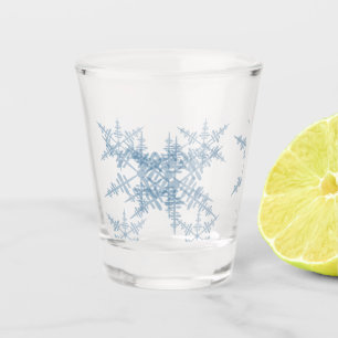 Snowflakes Shot Glass