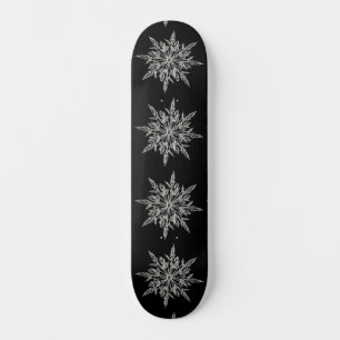 Snowflakes Skateboard
