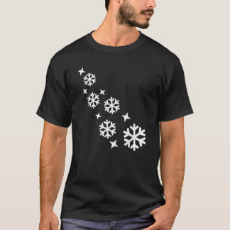 Snowflakes Store Snowflakes Stars Winter Sports  U T-Shirt