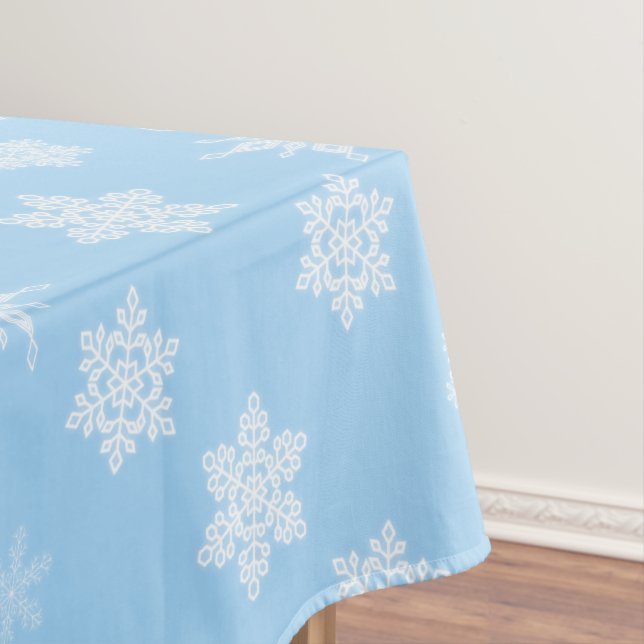Snowflakes Tablecloth (In Situ)