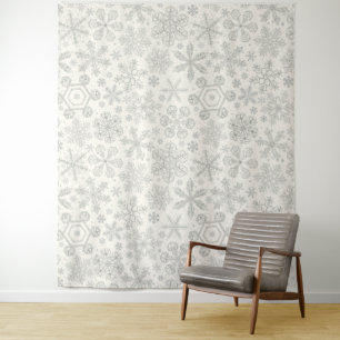 Snowflakes Tapestry