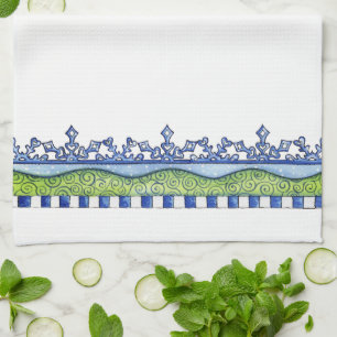 Snowflakes Tea Towel