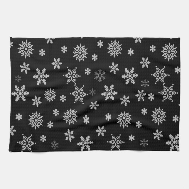 Snowflakes Tea Towel (Horizontal)