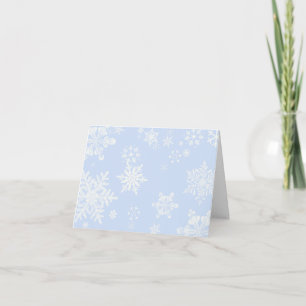 Snowflakes Thank You Card