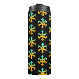Snowflakes Thermal Tumbler