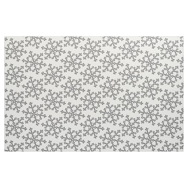 Snowflakes Thunder_Cove Fabric (Fat Quarter)