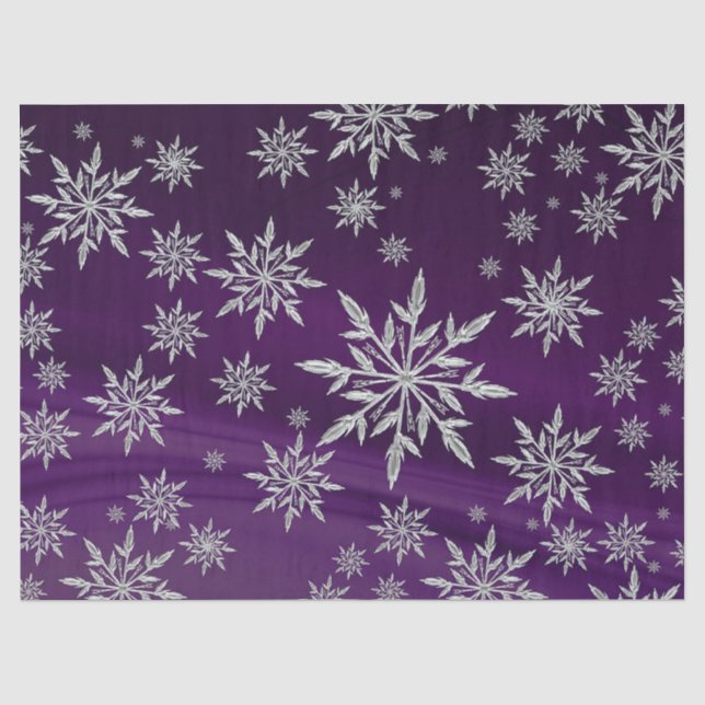 Snowflakes Tissue Paper (Front)