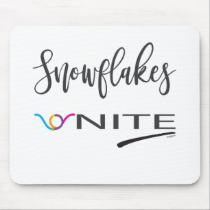 Snowflakes-Unite! Political Liberal Resist Mouse Mat